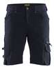 Blåkläder Short 4-weg stretch X1900 zonder spijkerzakken 1987 Donker marineblauw Zwart C46