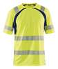 Blåkläder UV-T-Shirt High Vis 3397 High Vis Geel Marineblauw XXXL