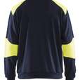 Blåkläder FR sweatshirt 3458 Marine High Vis Geel