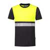 SANTINO T shirt Hannover Graphite / Fluor Yellow M