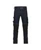 201084 DASSY® Kyoto Stretch werkjeans met kniezakken jeansblauw/zwart 64